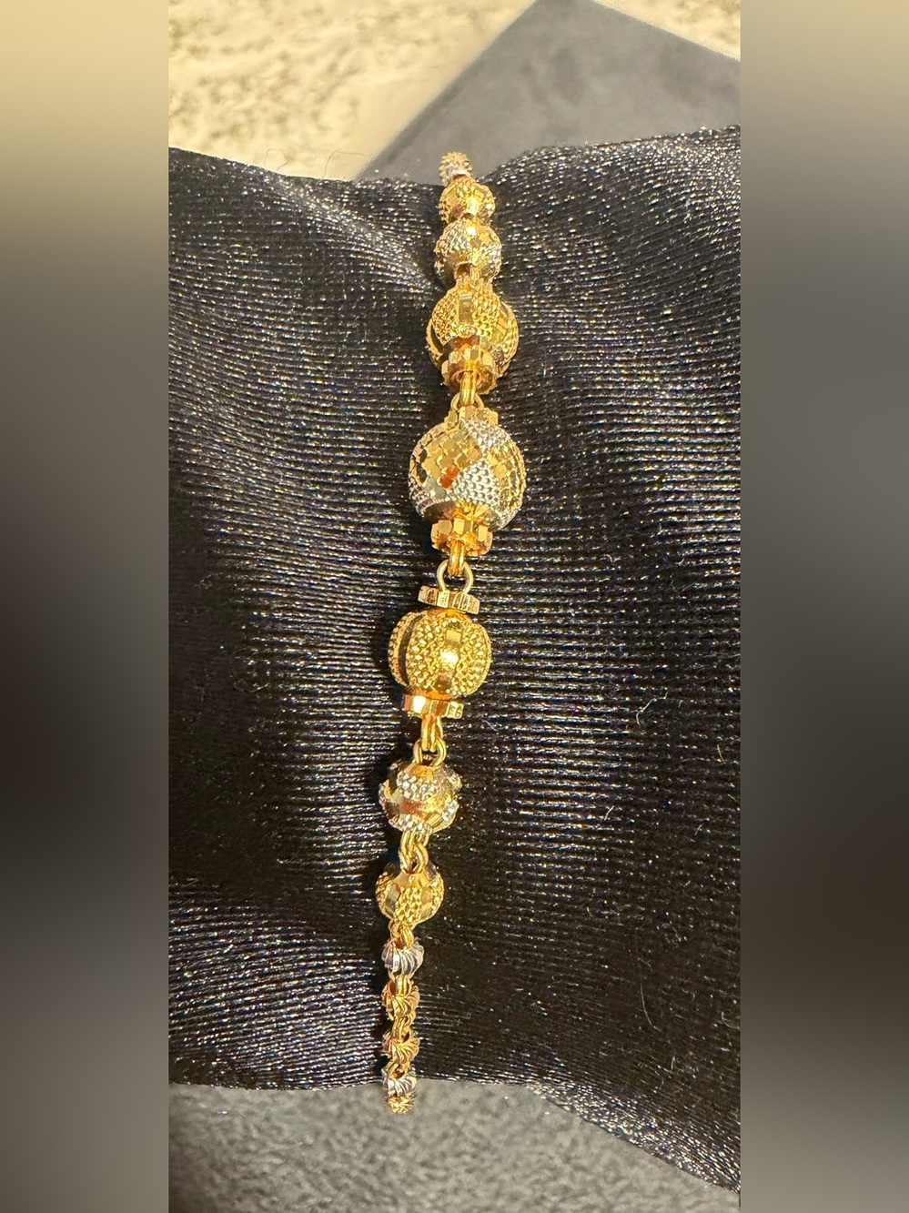 22k gold bracelet